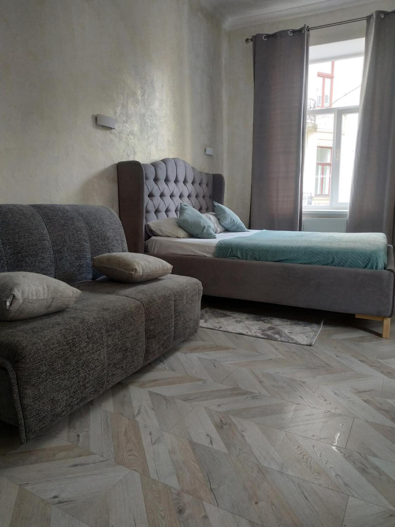 з виглядом на історичний центр львова Apartament Lwów